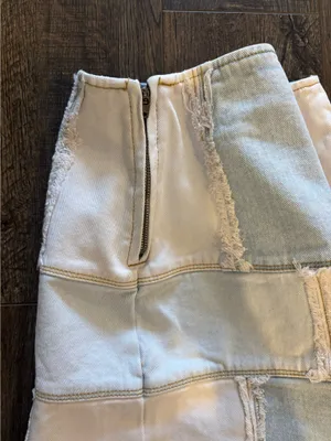 PacSun Patch Jean Skirt thumbnail 3