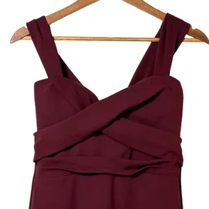 Nookie Camille Off Shoulder Wine Maxi Gown Formal Dress NWT Large thumbnail 7