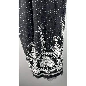 Vintage‎ My Michelle Medium Dress Sweetheart Black White Blue Party Polka Dot thumbnail 13