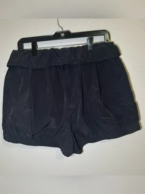 Free People Black Convertible Balloon Baggy Utility Shorts Women’s Size Small thumbnail 8