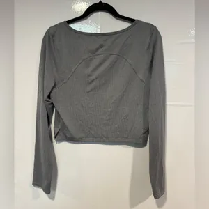 Women's Gray Lululemon‎ Scoop neck Long Sleeve Top thumbnail 6