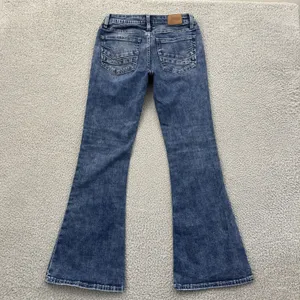 BKE Stella Slim Fit Low Rise Flare Jeans Western Festival Retro Women's 28 x 32 thumbnail 3