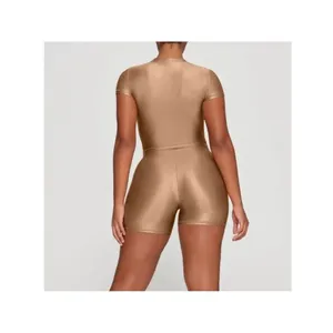 SKIMS T-shirt, Shine Spandex Tee, NWT, Sienna thumbnail 5