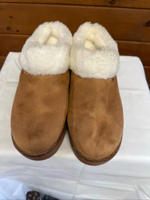 Joy Mangano Joy Glamorous Cozy Slippers with Orthotic Insole Sz 10 WIDE NWOT thumbnail 6