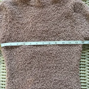 Skims‎ Cozy Knit Crop Mauve Top XXS/XS Turtleneck layered transitional chic thumbnail 6