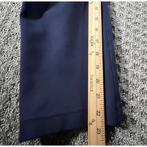 Betabrand Dress Pant Yoga Pants Women L‎ Navy Blue Straight Leg Stretch W0249-NY thumbnail 7