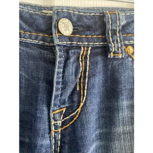 MEK Denim New Oaxaca Cigarette Size 26 Blue‎ Jeans Slim Contrast Stitch Y2K thumbnail 4