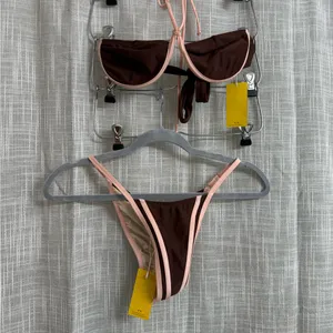 Bananhot Brown and Pink Bikini thumbnail 2