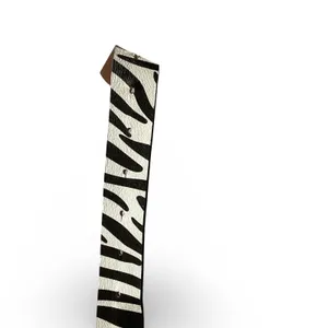 Zebra Jean Belt White thumbnail 4