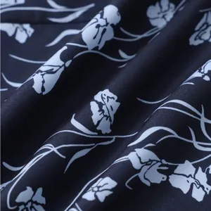 RIHOAS Navy Floral U-Neck Puffed-Sleeve Maxi Dress thumbnail 8