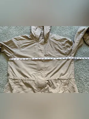REI Co-op Zealand Field Jacket Womens L Hooded Beige Lightweight Outdoor thumbnail 4