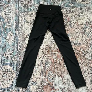 Lululemon Wunder Under Hi-Rise 7/8 Tight Full-On Luon 25" Black Size 2 thumbnail 9
