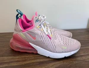 Nike Air‎ Max 270 Womens 8.5 Plum Chalk Pink Blast Sneakers DC1864-600 thumbnail 1