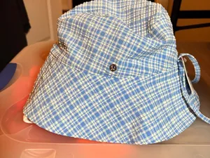 Lululemon Women's Seersucker Check Wide-Brim Hat thumbnail 1