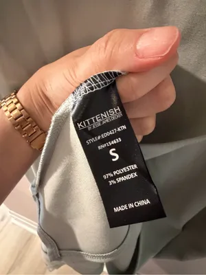 NWT KITTENISH Faye Crossover Wrap Sage Green Maxi Dress Sz S thumbnail 5