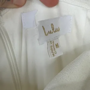 Lulus Lux Bridal NWOT Anabella White Off-the-Shoulder Mermaid Maxi Wedding Dress thumbnail 10