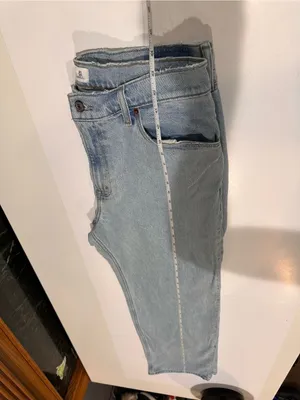 Abercrombie 90s Relaxed Jeans High Rise Light Wash Size 31 Regular thumbnail 10