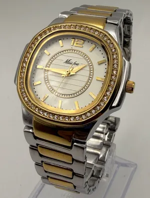 Chic Miss Fox Quartz Watch - Nautilus Style & Bling Working New Battery thumbnail 1