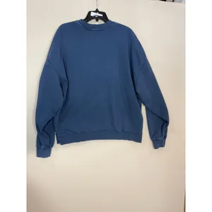 Anine Bing Miles Sweatshirt Navy Blue Chenille AB Patch Varsity Womens Medium thumbnail 6