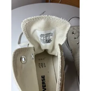 Women's Converse Size 8 Chuck Taylor All Star Hi Snake Skin Woven White Waffle‎ thumbnail 10
