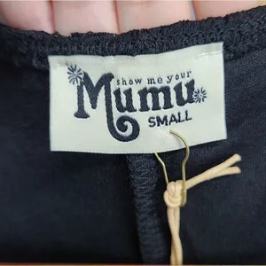 Show Me‎ Your Mumu Black Lace Maxi Dress V-Neck Open Back Small NWT thumbnail 6