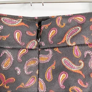 J. CREW | Paisley Print Pencil Skirt Sz 2 thumbnail 4