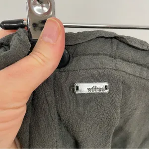 Wilfred Free Aritzia Grey Casual Pull On Jogger Style Pants Womens XS Tie Waist thumbnail 5
