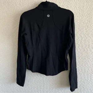 Lululemon Women’s Rare‎ Vintage Define Jacket Luon Full Zip Up Black/Pink Size 6 thumbnail 3