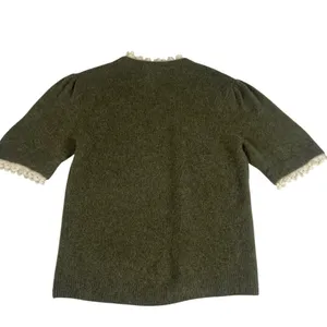 Zara Alpaca Wool Short Sleeve Sweater Large New with Tags thumbnail 10