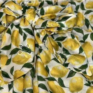 Gianni Bini Womens Harper Tie Front Elastic Waist Eyelet Lemon Print Shorts thumbnail 6