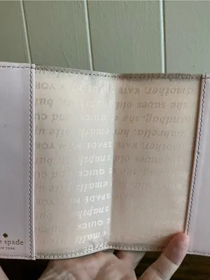 A Rare Vintage Polk A Dot Kate Spade Out Of Stick Passport Holder ID Wallet thumbnail 5