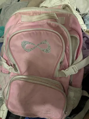 pink  princess backpack thumbnail 1