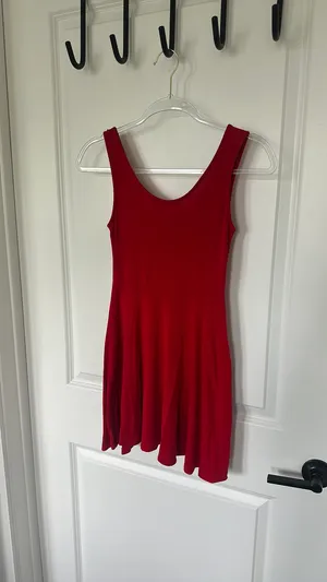 Surf Style mini dress bright red  thumbnail 5