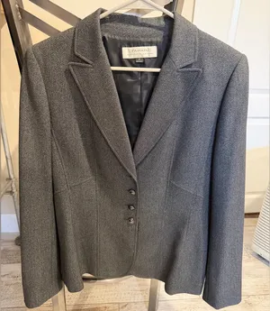 Tahari Arthur S. Levine Women’s Blazer Gray Size 10 thumbnail 1