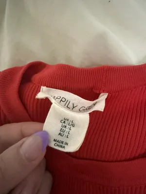Tank Top Red Size L thumbnail 2