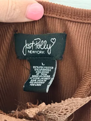 Just Reality Brown Ribbed Lace thumbnail 3