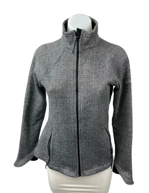 Columbia Optic Got It II Women's Herringbone Long Sleeve Sweater Coat Jacket M thumbnail 1