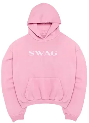 SKYLRK Justin Bieber Coachella Swag Pink Hoodie thumbnail 1