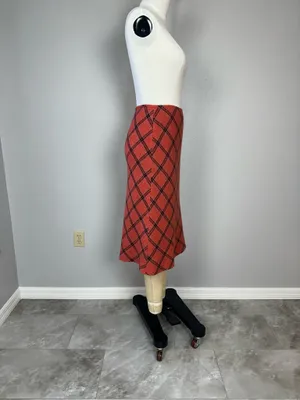 Neiman Marcus Womens Skirt Size 6 Wool Blend Vintage Midi thumbnail 2