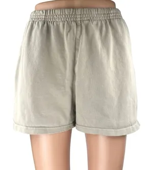 Brandy Melville John Galt Pacsun Beige High Rise Pull On Sweat Shorts Size S thumbnail 1
