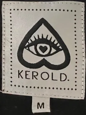 Kerold Black all seeing eye oversized sweatshirt. Gold Size M thumbnail 6
