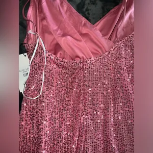 Hello Molly Twilight Dancer Sequin Dress in Lipstick Pink Size 6 (Medium) NWT thumbnail 11