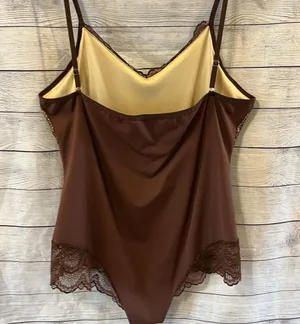 Brown Lace Bodysuit Size L thumbnail 4