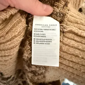 American Eagle Leopard Print Cozy Knit Pullover Sweater Size Small thumbnail 6