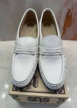 SAS Easier Tripad Slip On‎ Loafers White Womens Sz 10M Leather Comfort thumbnail 1