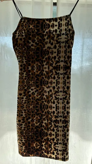 January 7 USA Leopard Print Bodycon Y2K‎ Mini Dress - Size M thumbnail 1