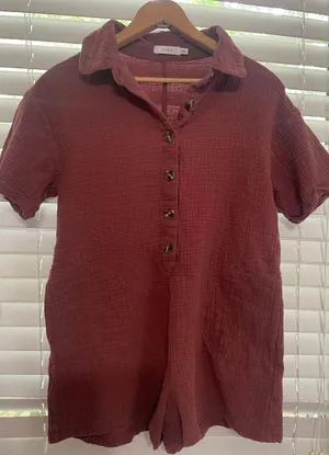 Lush Clothing Comfy Romper thumbnail 1