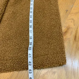 Joie Womens Longline Teddy Sherpa‎ Vest Camel Brown Double Breasted Size Medium thumbnail 5