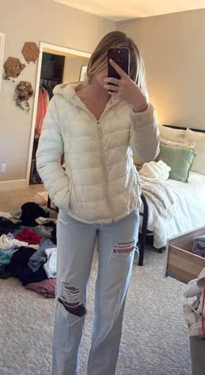 Urban Republic Puffer Jacket White thumbnail 1