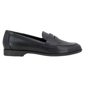 NEW Kensie Women’s Slip-On Gitty Dark Academia Penny Black Loafers, Size 7.5M thumbnail 12